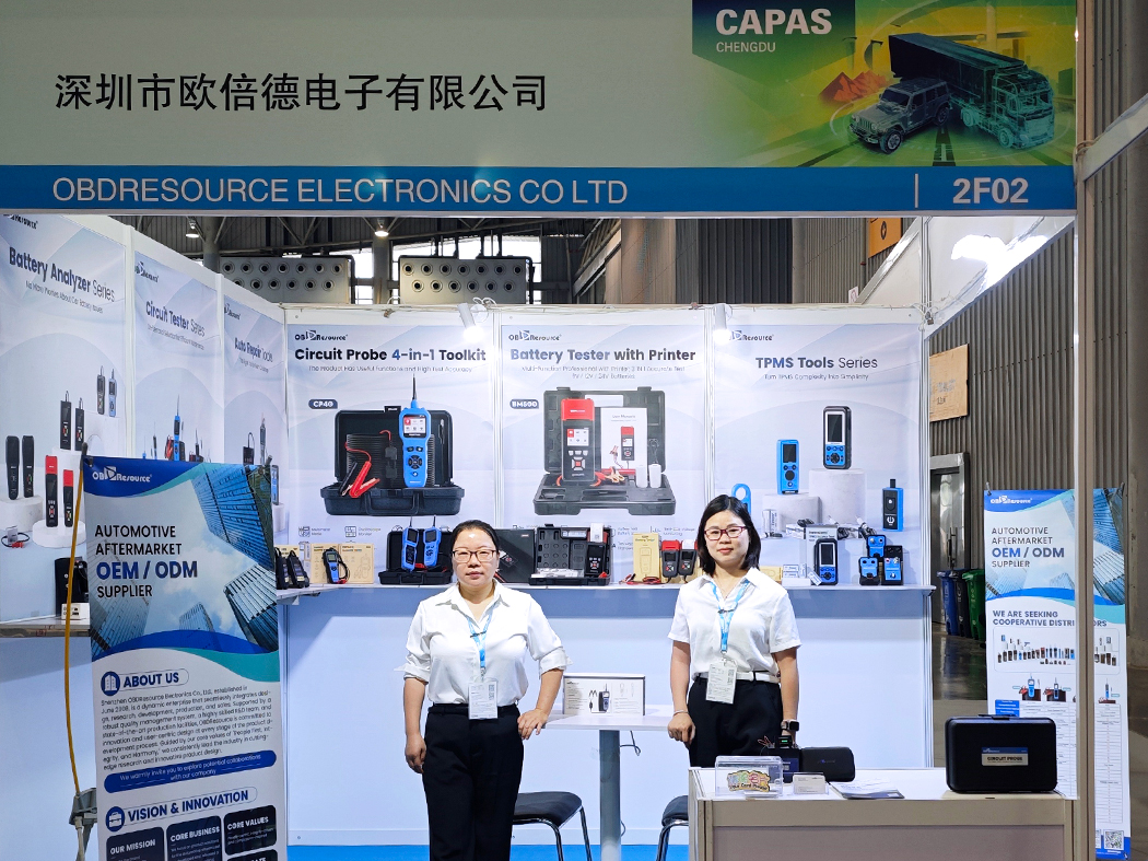 OBDResource Shines at 2026 Chengdu CAPAS, Multi-Functional Automotive Circuit Testers Become the Center of Attention